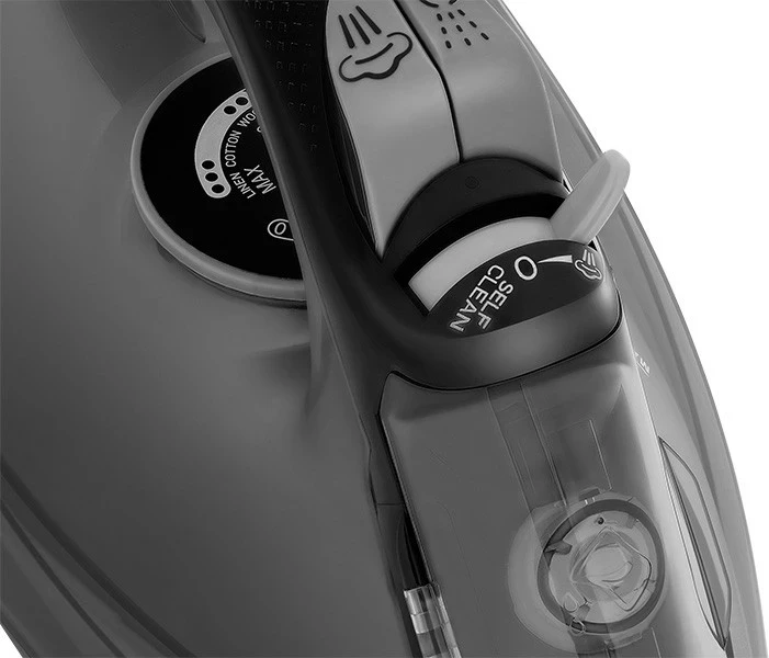 Parni likalnik Lafe GlidePro, 2600 W, keramična likalna plošča, črn