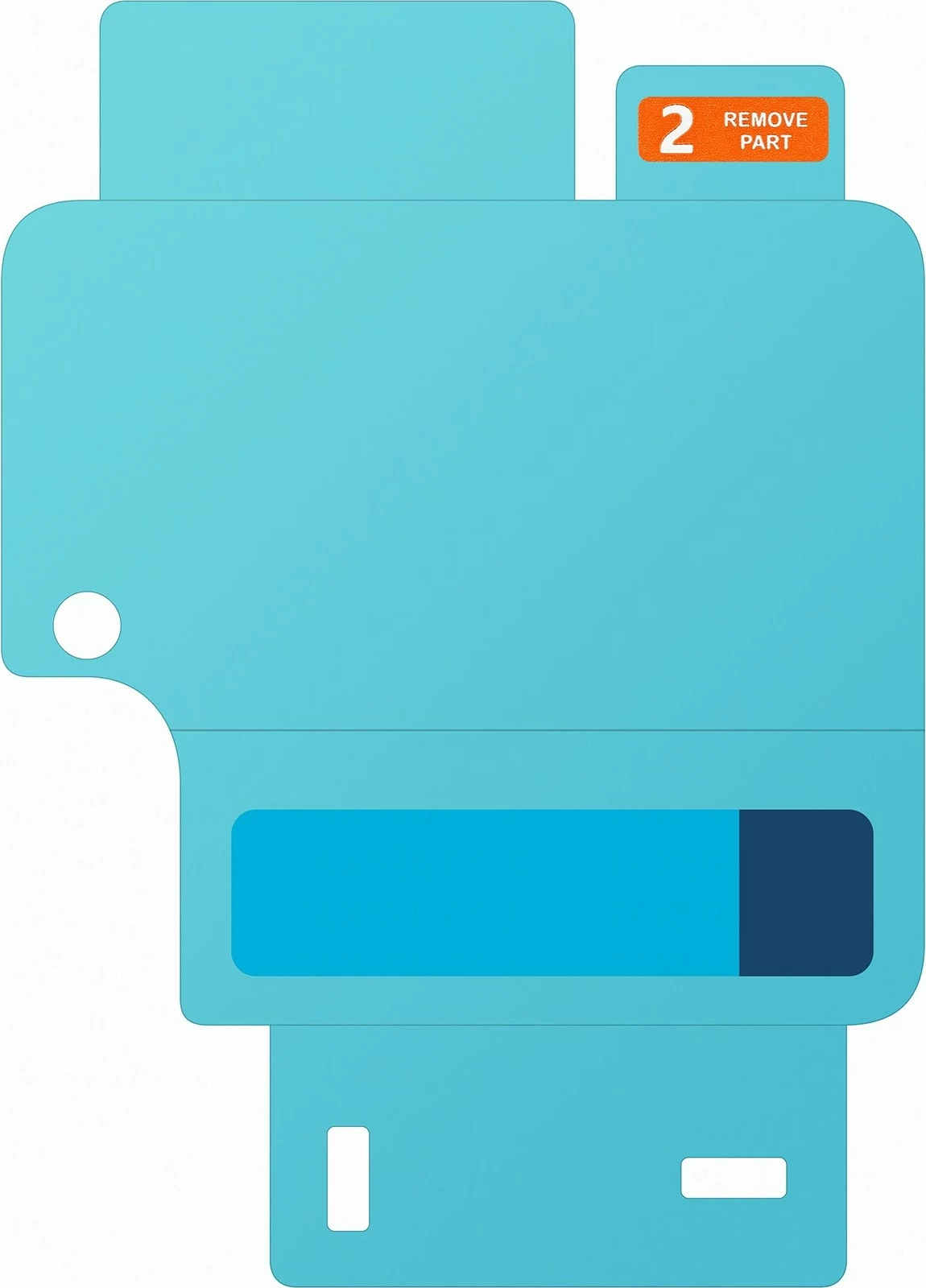 Zaščitni ovoj zaslona za Samsung Galaxy Z Flip6, odporen na udarce in praske, prozoren