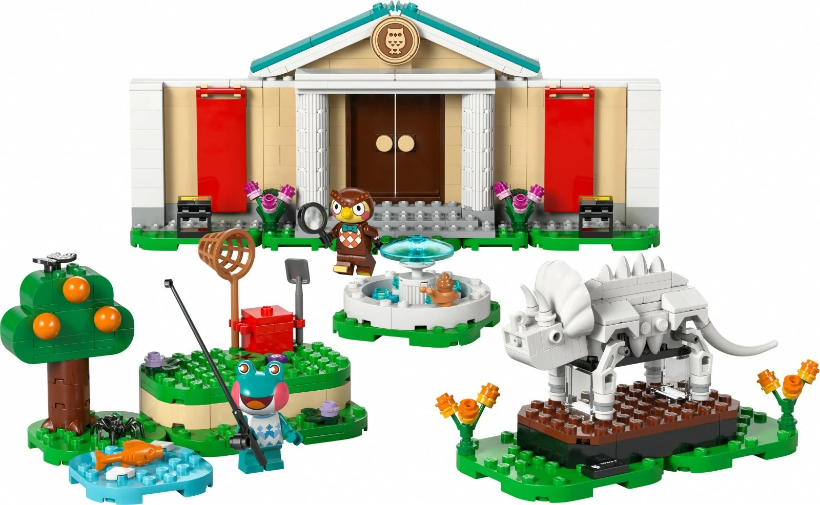 Gradbeni komplet zbirka muzeja z Blathers (Animal Crossing) LEGO 77056, 543 kosov