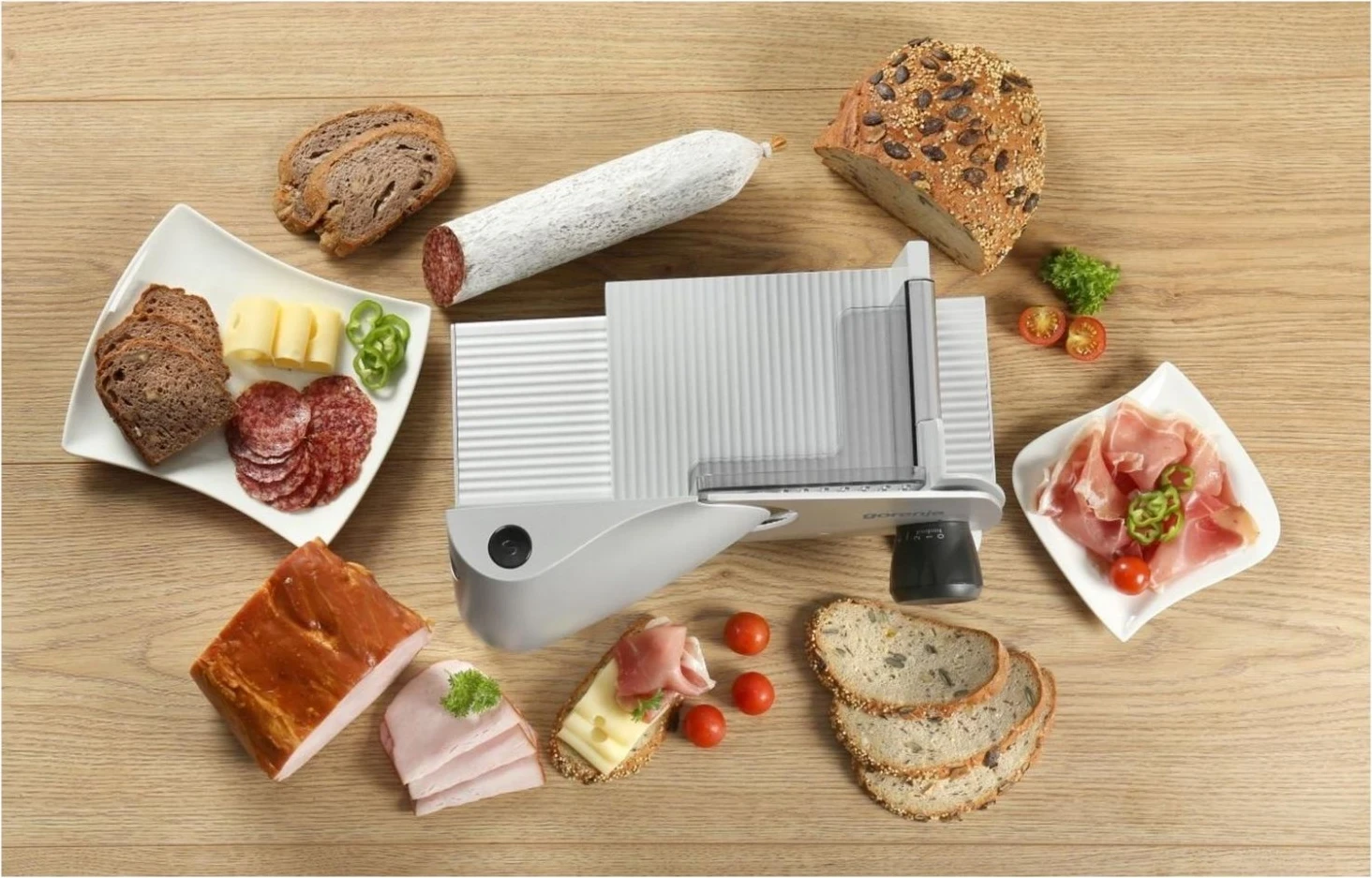 Rezalnik hrane Gorenje R607A, Wi‑Fi, srebrn