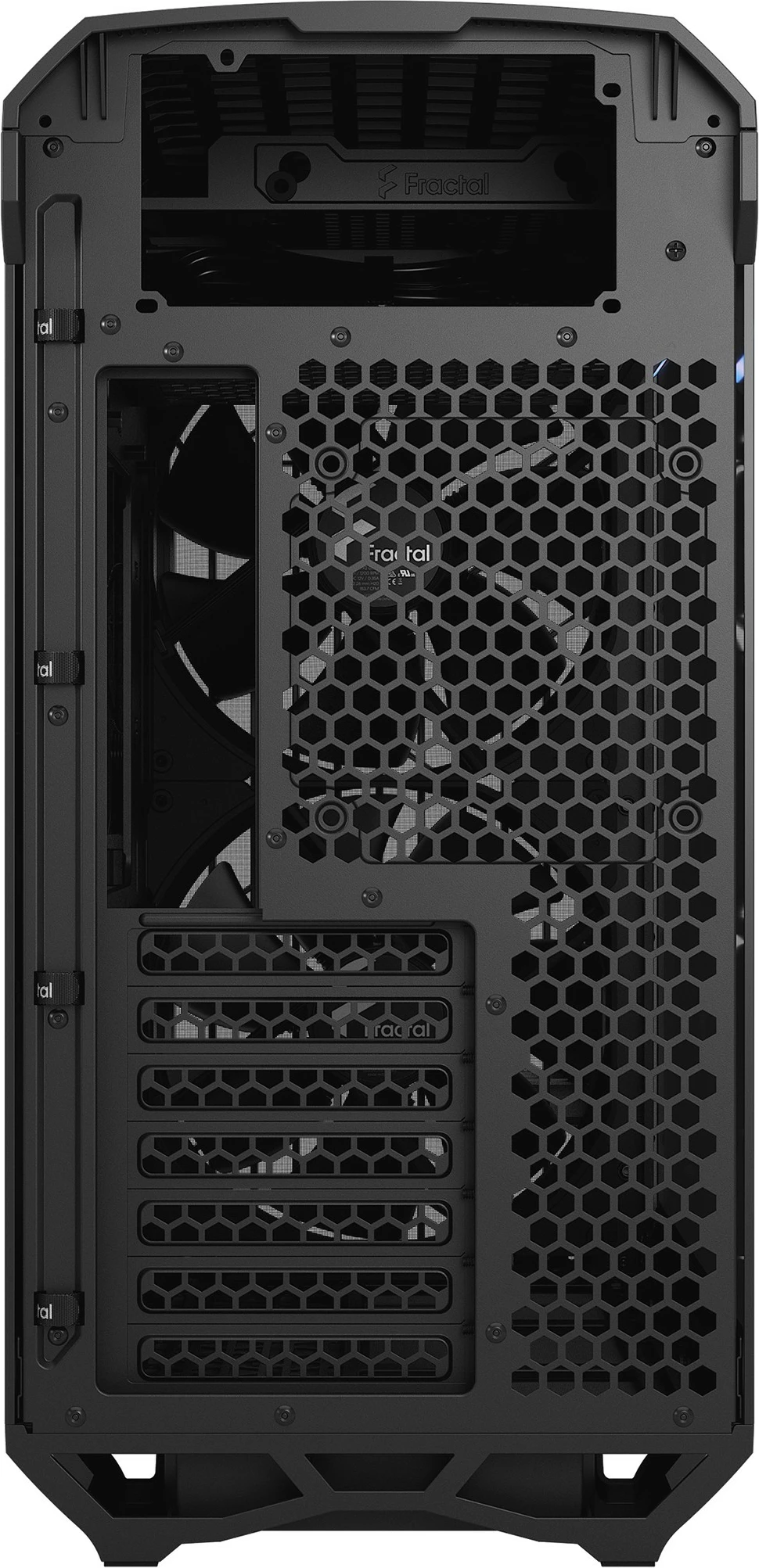 Kompaktno ohišje Fractal Design Torrent Compact, Tower, ATX/EATX/micro ATX/Mini-ITX, kaljeno steklo, črno
