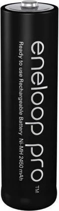 Polnilne baterije Eneloop Pro AA 2500 mAh, 4 kosa s škatlo, črne (Panasonic)