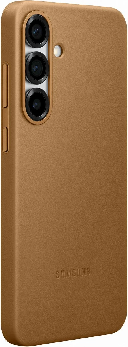 Ovitek za telefon Samsung KindSuit Case EF-VS936PFEGWW za Galaxy S25+, eko-usnje, zlato