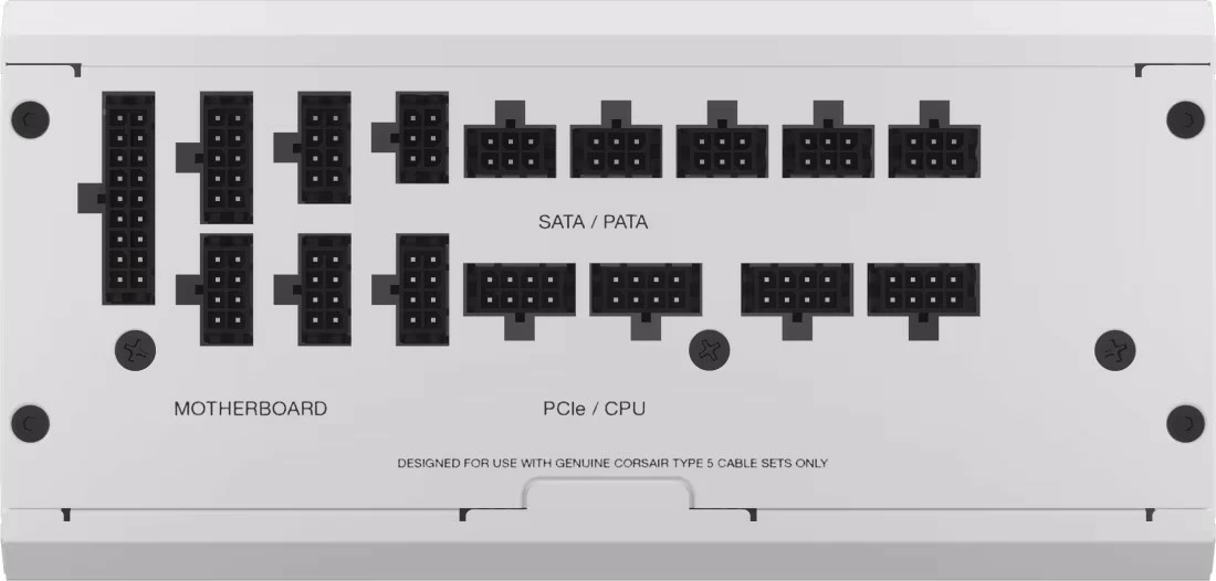 Napajalnik za računalnik 1200 W, modularen, bel, Corsair RM1200X SHIFT