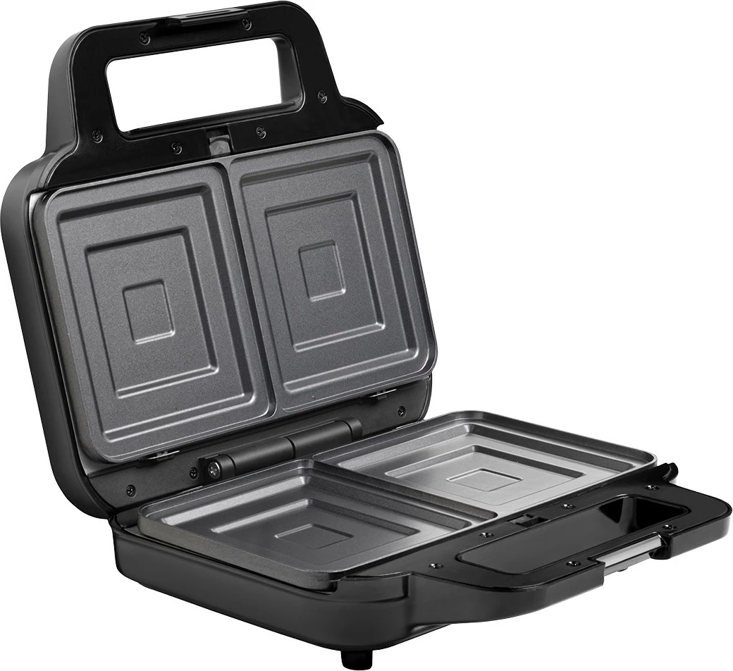 Toster 4 v 1, 900 W, zamenljive plošče, črn, Concept SV3070