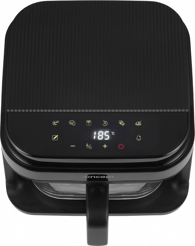 Friteza na vroč zrak Concept FR5500, 5,5 L, črna