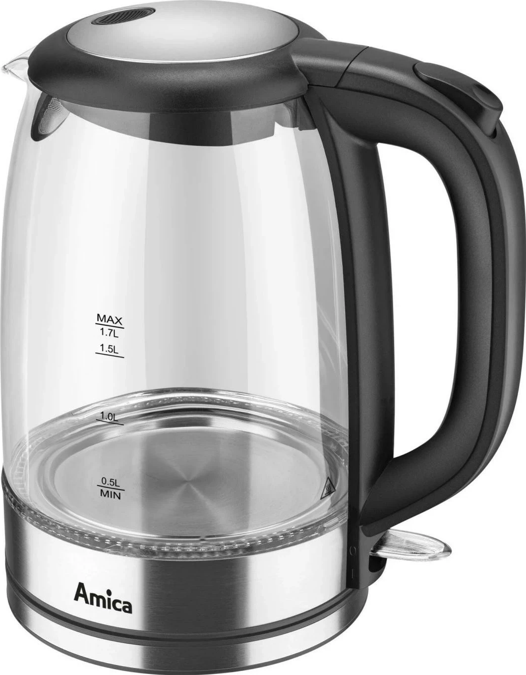 Električna kuhalnik za vodo, Amica KD2050G, 1,7 L, srebrn