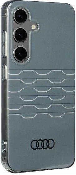 Ovitek z geometrijskim vzorcem Audi IML za Samsung Galaxy S24, trdo ohišje, siv
