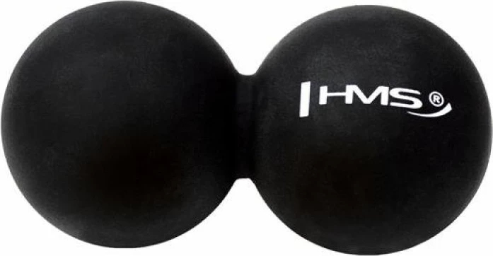 Masažna žoga za vadbo HMS LACROSSE BLC02, črna