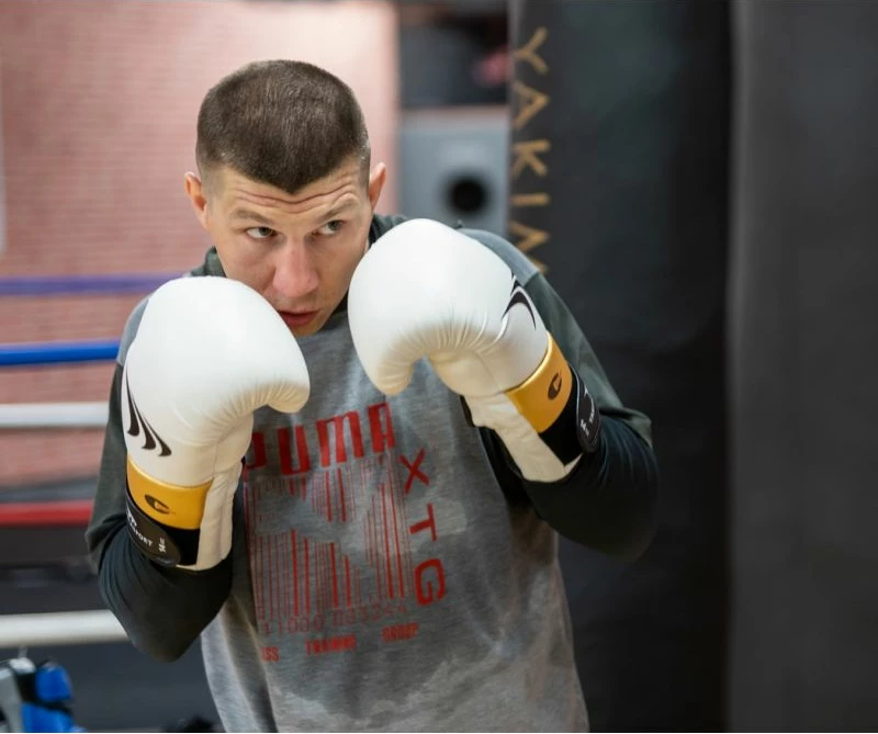 Boksarske rokavice LION Yakimasport, bele, unisex