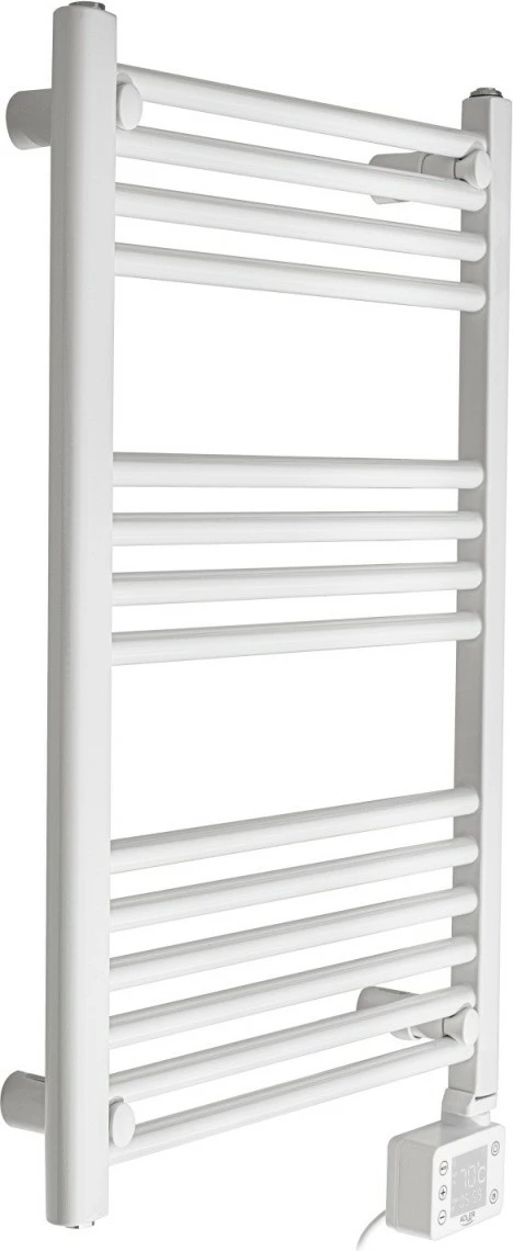 Električni kopalniški radiator z LED, Adler AD 7824, 600 W, 50×90 cm, 24-urni timer, IP24, bel