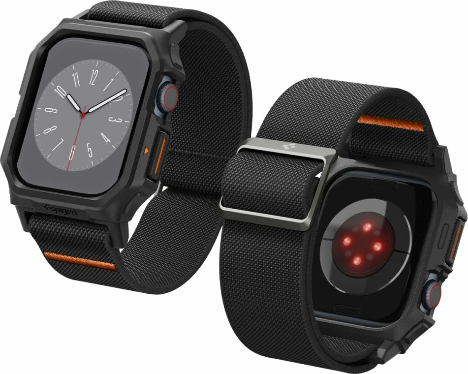 Zaščitni trak Spigen Lite Fit PRO za Apple Watch 10, 42 mm, črn