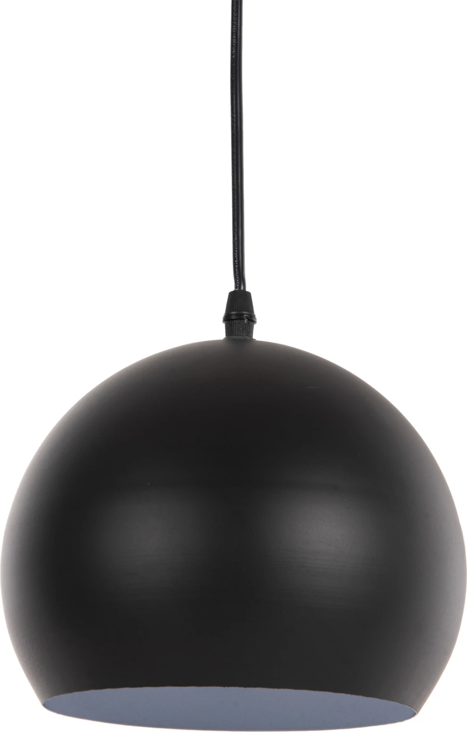 Stropna viseča svetilka FH4107 črna kovinska kapa 19x19x115Hcm