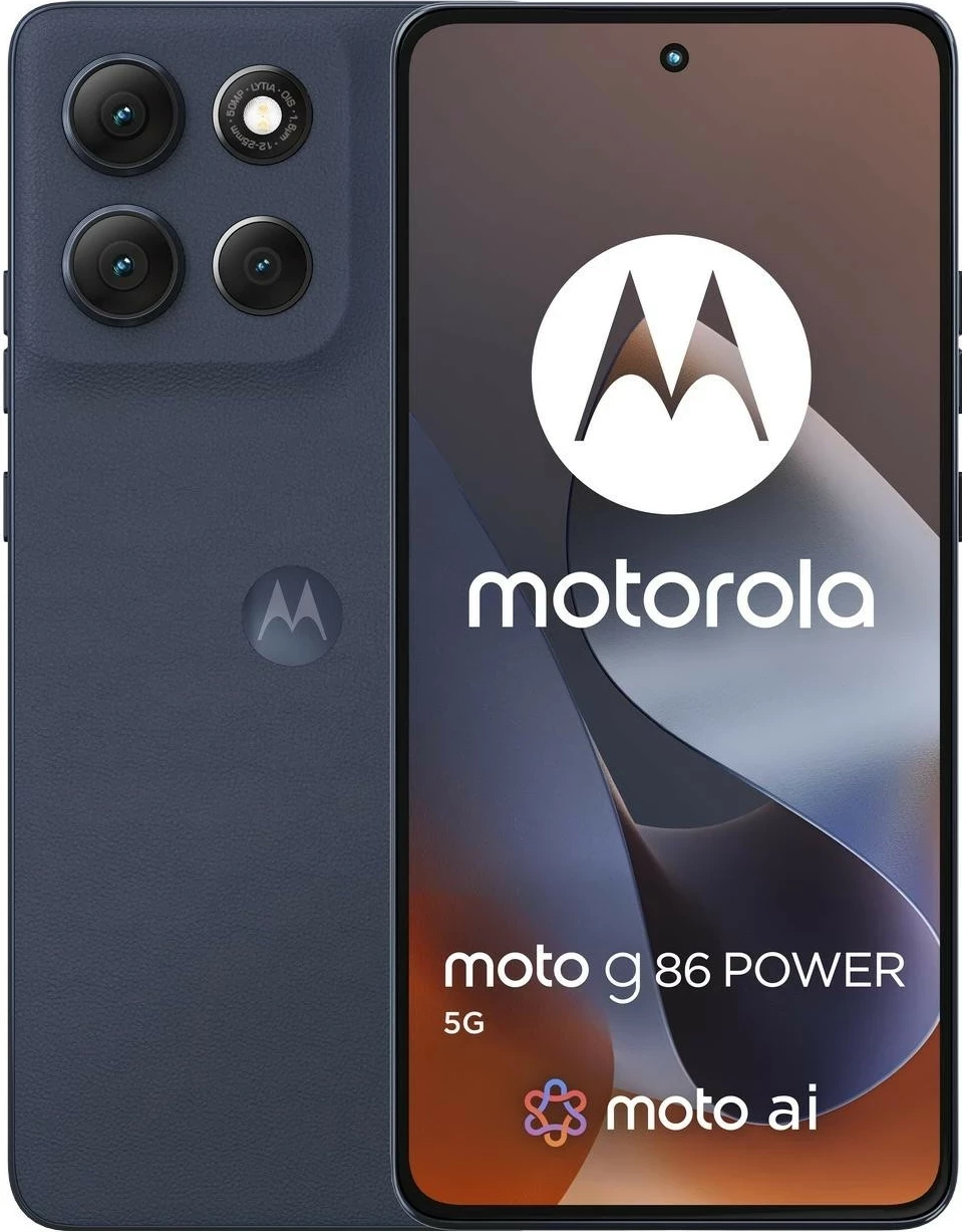Pametni telefon Motorola Moto G86 5G, 12/256 GB, Spellbound temno modra