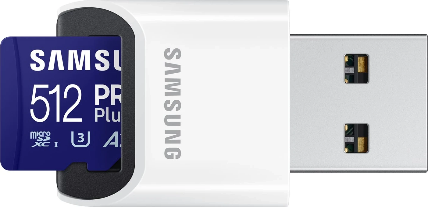 Kartica pomnilnika PRO Plus microSD, Samsung, 512 GB, modra