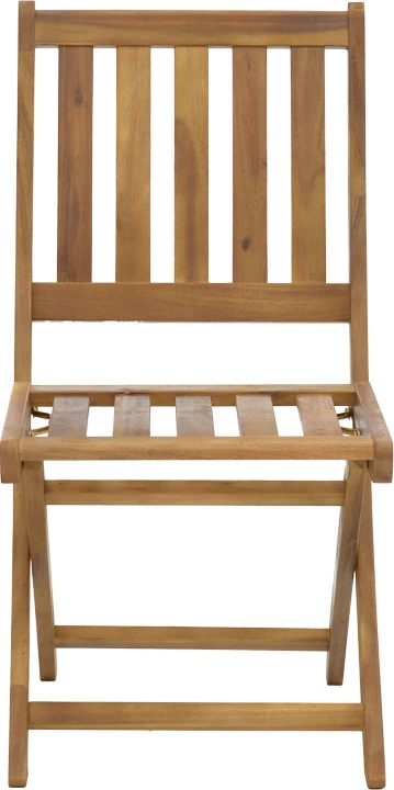 Klop za vrt iz akacije, zložen Elijie, naravna barva, 45x62x90cm