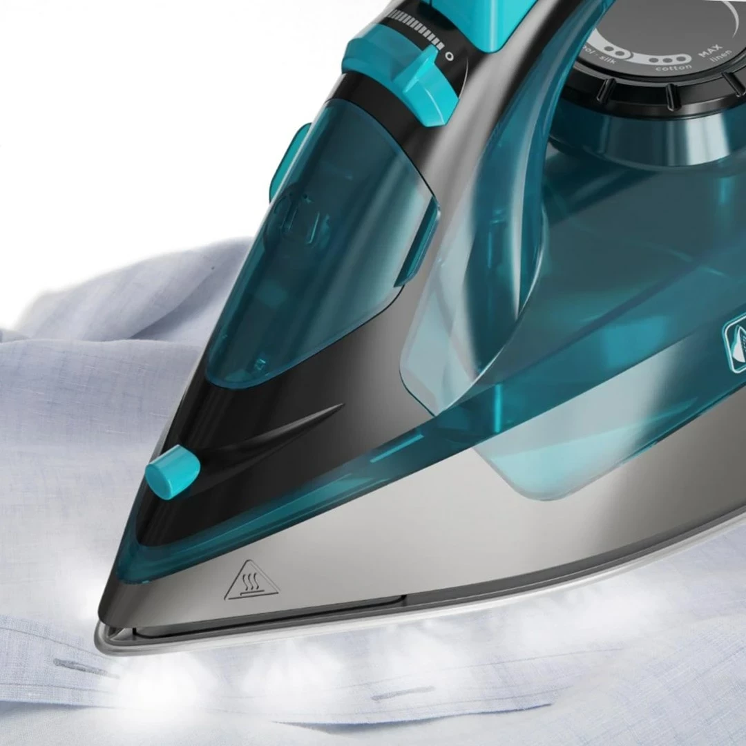 Parni likalnik BLACK+DECKER BXIR2201E, 2200 W, inox, črn