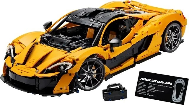 Napreden set za gradnjo McLaren P1 LEGO Technic, 42172, oranžen
