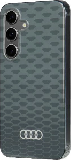 Ovitek za telefon z vzorcem šivov Audi IML, MagSafe, za Samsung Galaxy S24, siv