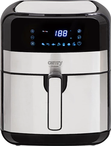 Cvrtnik na vroč zrak Camry CR 6311, 5 L, 9 programov, 1700 W, črno/srebrn