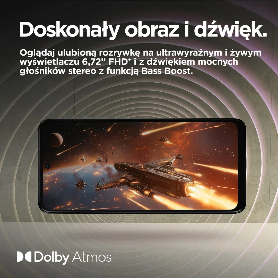 Pametni telefon Motorola moto g15, 6,72", Dual SIM, Android 15, 8 GB RAM, 128 GB, siva