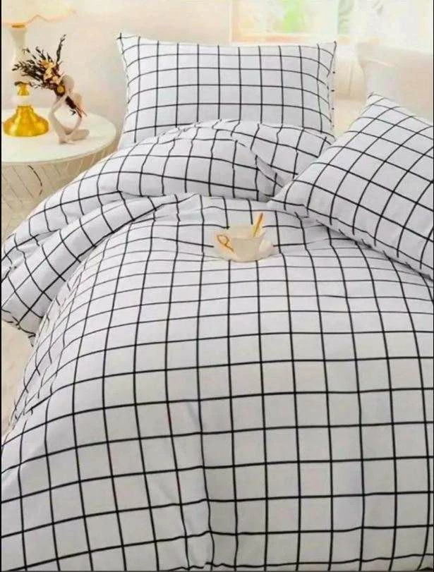 Komplet prevlek za odejo za eno osebo, L'essentiel, črn