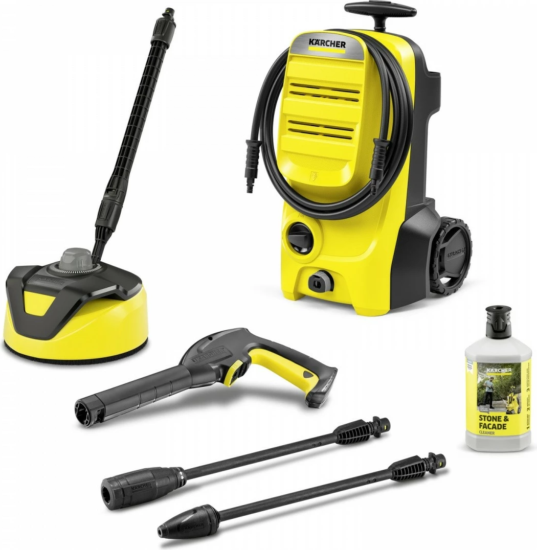 Pritisni čistilec K4 Classic Home Karcher, 1800 W, 130 bar, črn, komplet dodatkov