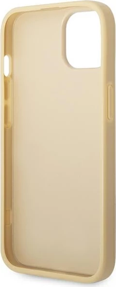 Ovitek za telefon Glitter Script za iPhone 14 6,1", Guess GUHCP14SHGGSHD, trd ovitek, zlata