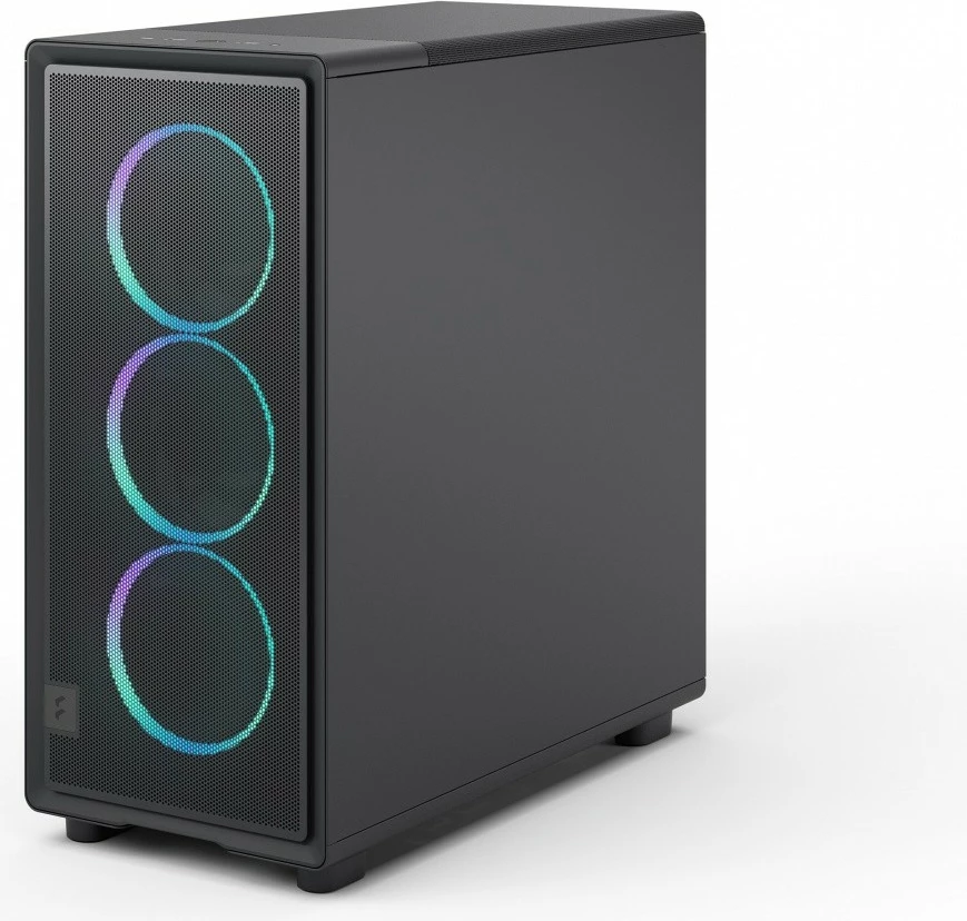 Ohišje Fractal Design Epoch Black TG RGB Light Tint, midi-tower, ATX, RGB, črno