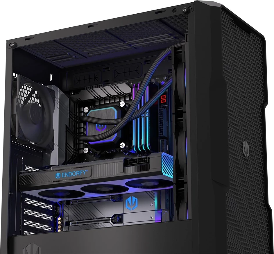Fazno hlajenje procesorja ENDORFY Navis F360 ARGB, črno