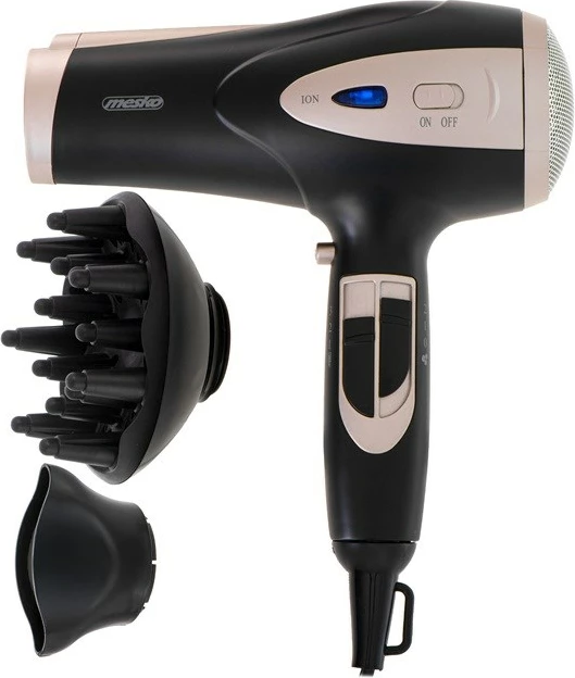 Sušilec za lase Adler MS 2287, 2400 W, črn/šampanj