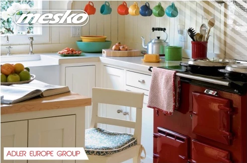 Električni štedilnik z dvema kuhalnima ploščama Adler MS6509, 2000 W, črn