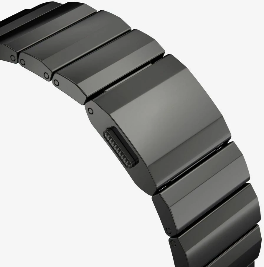 Jekleni pašček za Apple Watch, Tech-Protect SteelBand, 42/44/45/49 mm, črn