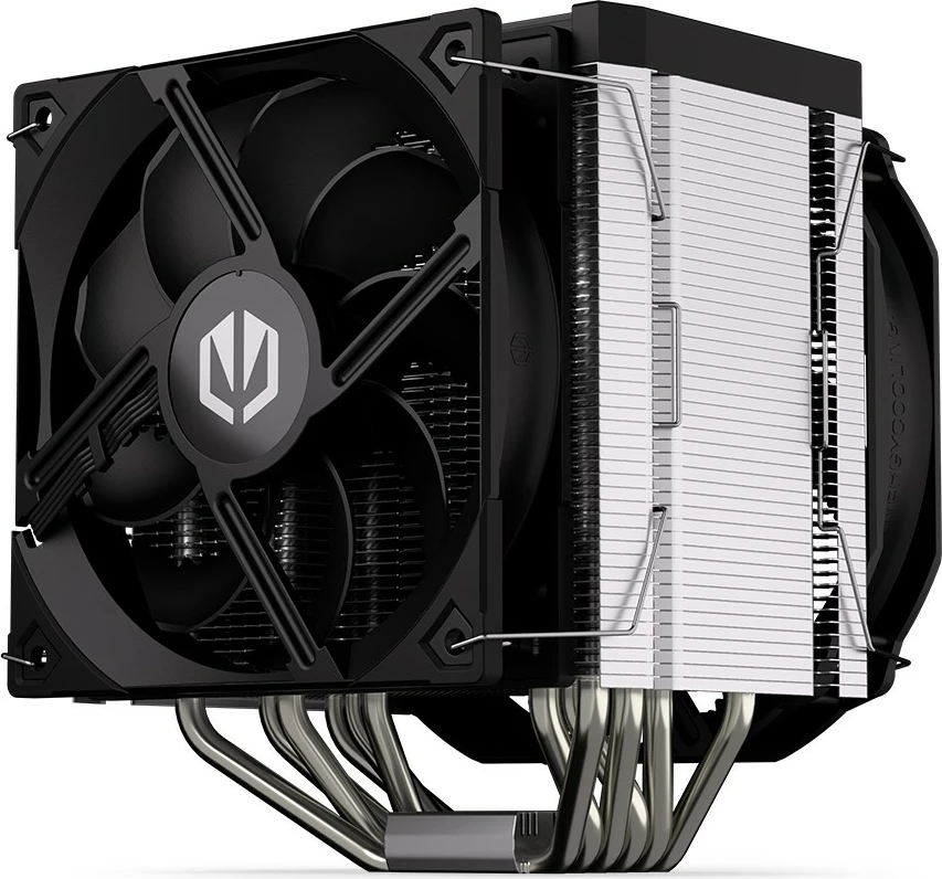 Zračni hladilnik procesorja, 2 ventilatorja, črn Endorfy Fortis 5 Dual Fan, EY3A009