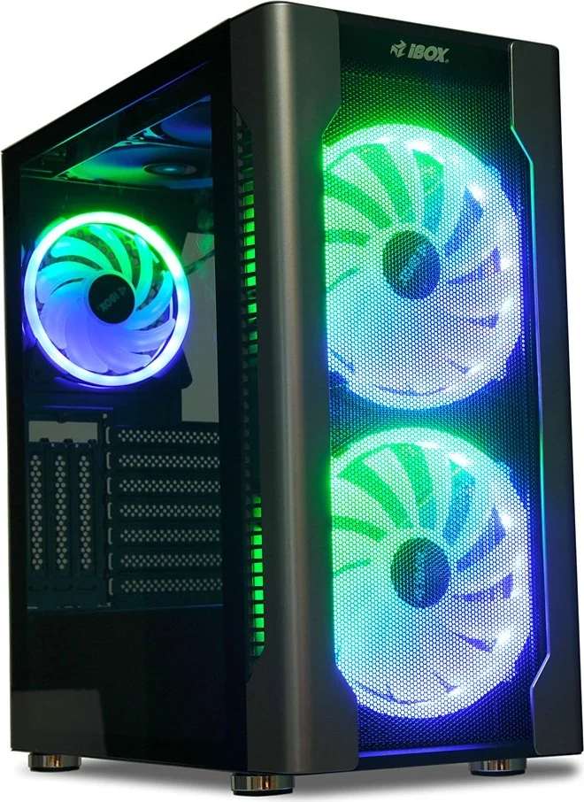 Ohišje za računalnik IBOX CHIRON ZH68, črno