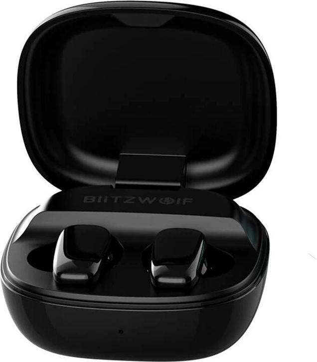 Slušalke TWS z ANC, BlitzWolf BW-FYE16 Plus, Bluetooth 5.4, zaslon na dotik, črne