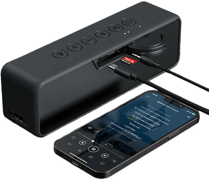 Prenosni zvočnik BlitzWolf BW-WA4, 30W, 4000mAh, srebrn