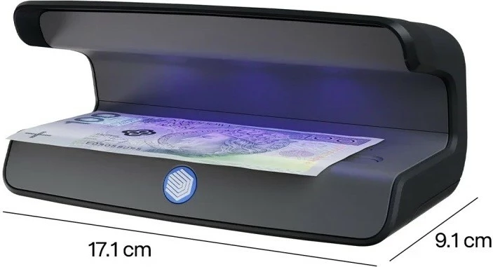 UV tester za bankovce Safescan 55 LED, črn