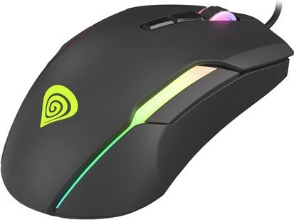 Gaming miška Genesis Xenon 220, žična, 6400 DPI, RGB, črna