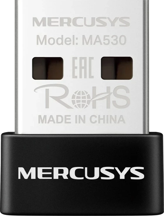 Bluetooth adapter MERCUSYS MA530, Nano USB, 5.3, črn