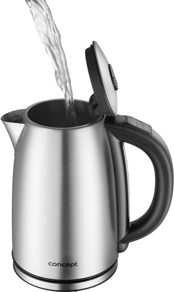 Električni ibrik Concept RK3350, 1,7 L, srebrn
