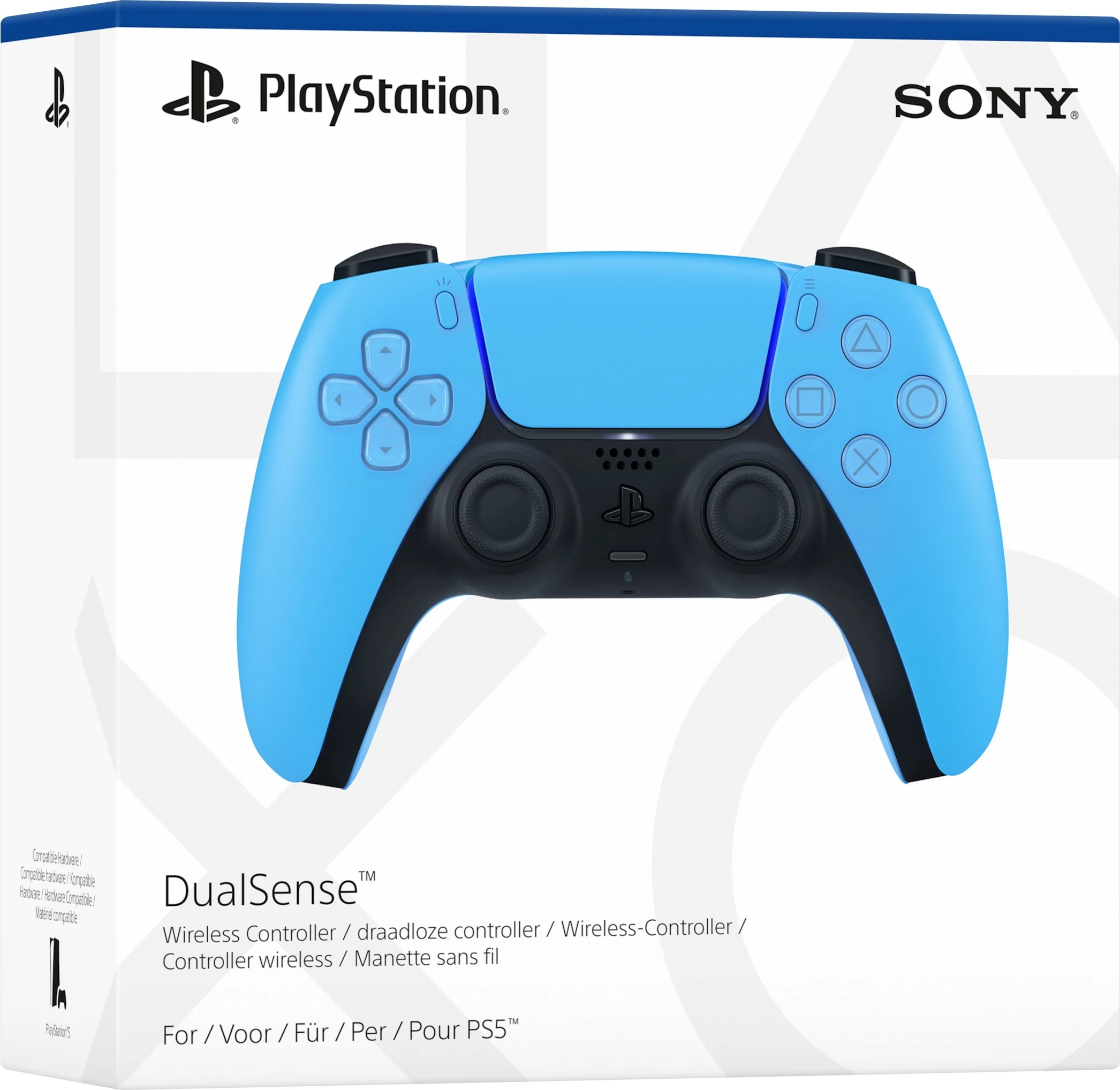 Brezžični igralni plošček DualSense, SONY PS5, Starlight Blue