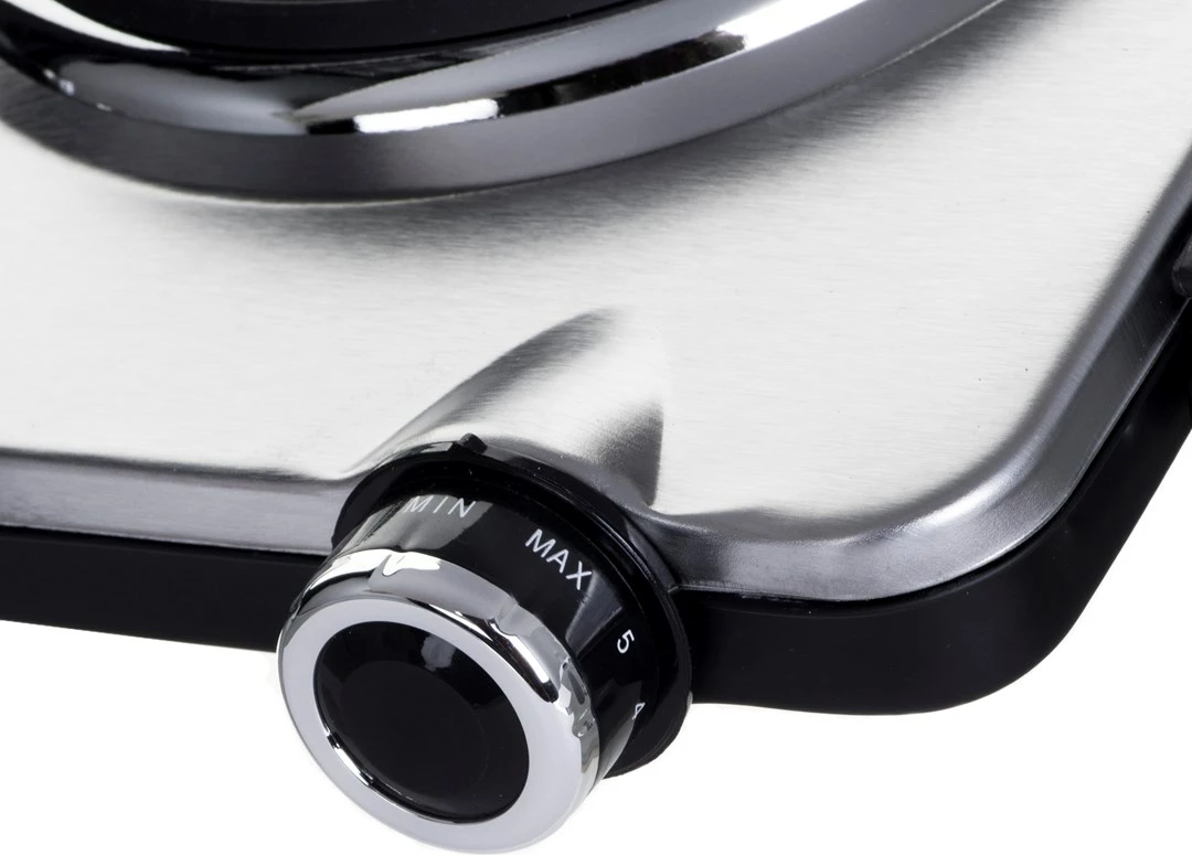 Dvojna odprta plošča iz nerjavečega jekla Clatronic DKP 3668 E, črna