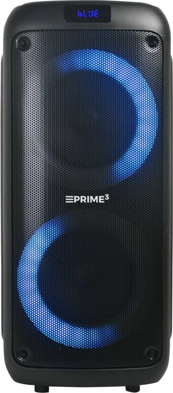 Prenosni zvočnik Bluetooth s karaoke PRIME3 APS51, 3000 W, LED, črn