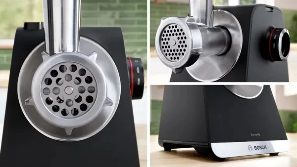 Električni mlinček za meso Bosch Serie 6 MFWS650B, 500 W, črno/srebrn