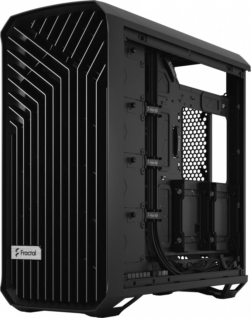 Računalniško ohišje Torrent Black Solid, Fractal Design, ATX, 5x ventilatorjev, črno