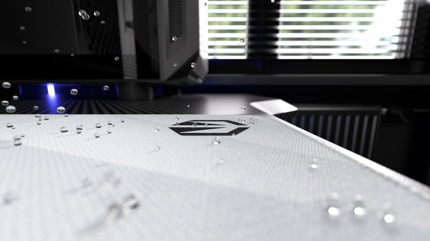 Velik bel podložek za miško Endorfy Crystal Onyx XL