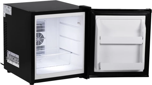 Mini hladilnik Adler AD 8089, 28 L, steklena polica, LED luč, 100-240V, črn