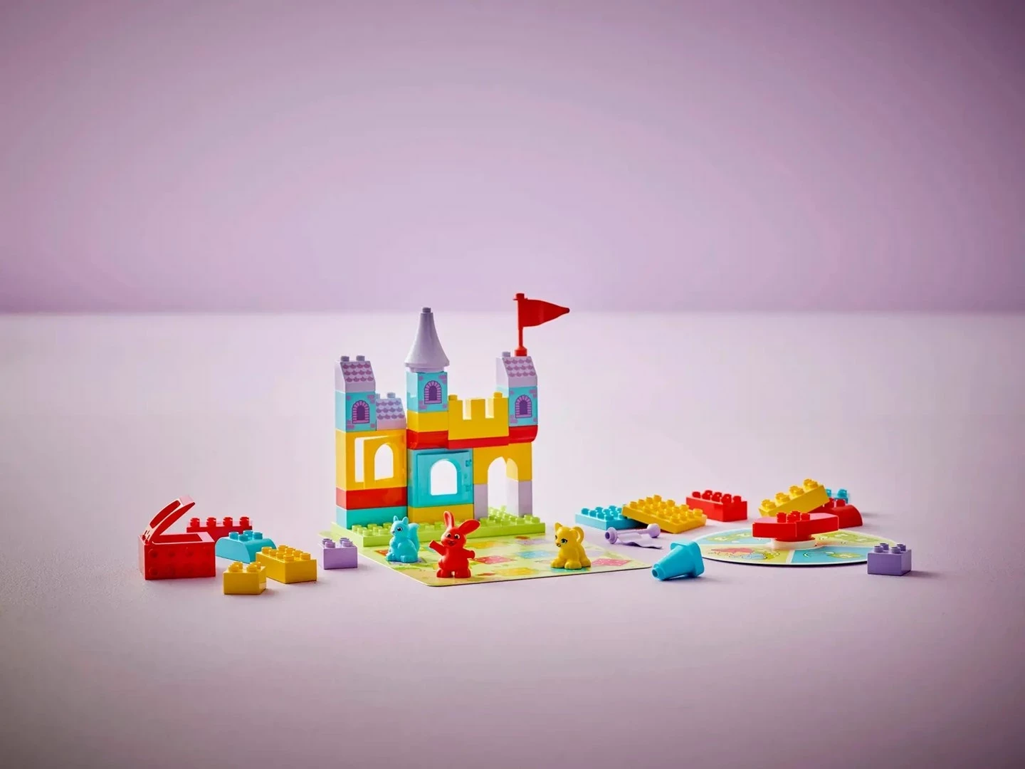 Igralni set LEGO DUPLO Hopsy's Castle Game, 47 kosov, večbarven