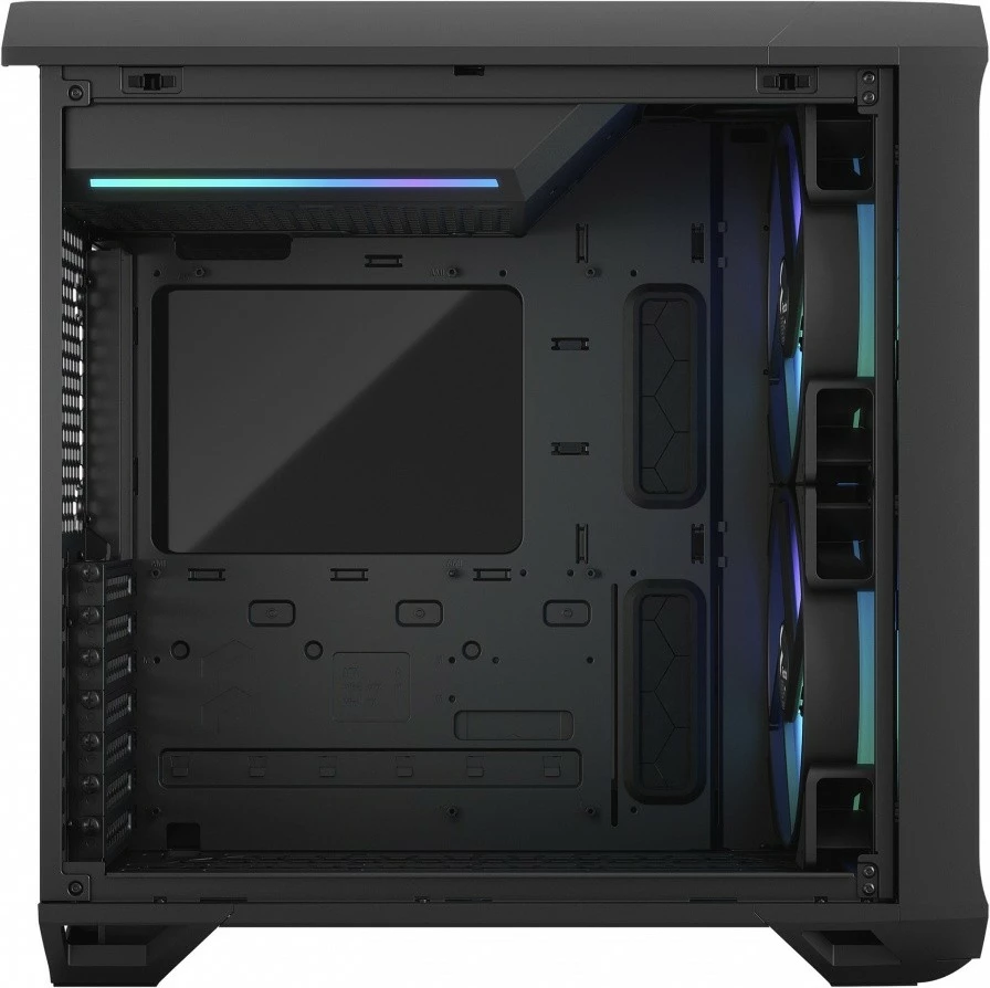 Ohišje Fractal Design Torrent Compact RGB Black TG Light tint, Midi Tower, črno